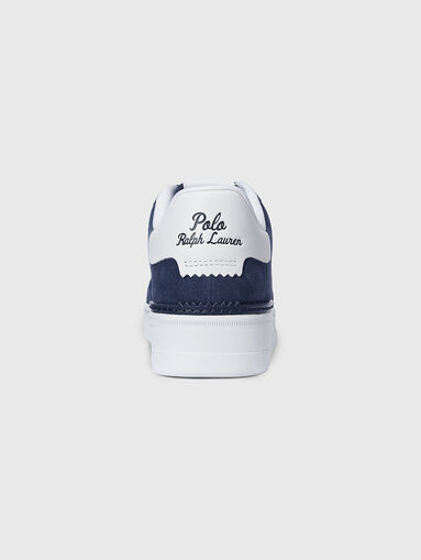 Suede sports shoes - 3