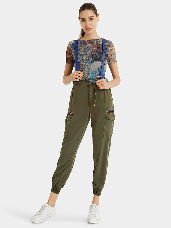 TRIBECA Cargo trousers from lyocell - 2