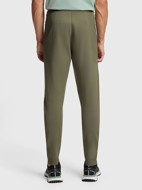 Tracksuit bottoms with jacquard stripes - 2