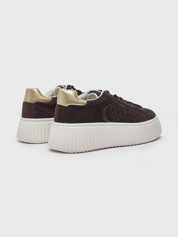 Platform leather shoes - 3