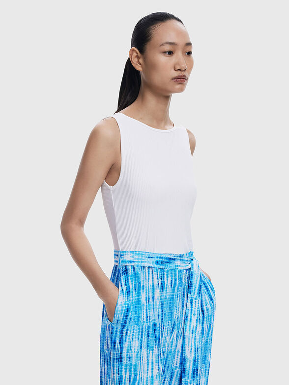 HYBRID jumpsuit with high waist and wide legs - 3