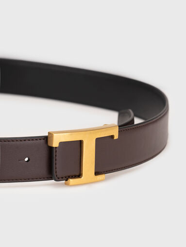 T TIMELESS reversible leather belt - 5
