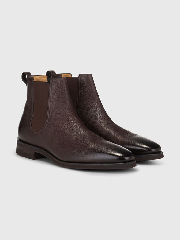 Brown leather boots  - 1