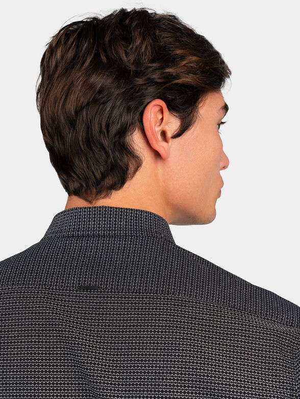 NAPOLI shirt with geometric print - 4