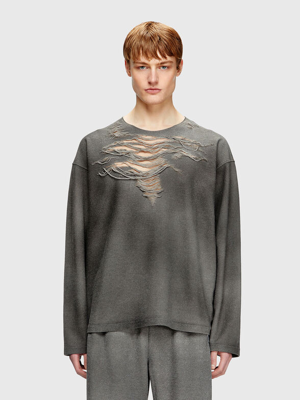 S-RUBEN sweatshirt with ribbed details - 2