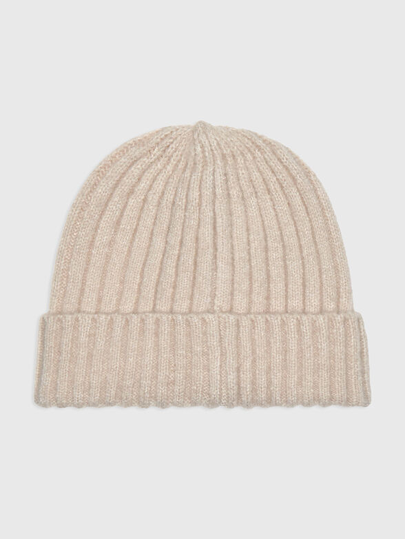 Knitted hat from wool blend - 2