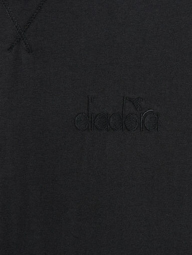 Black cotton t-shirt - 4