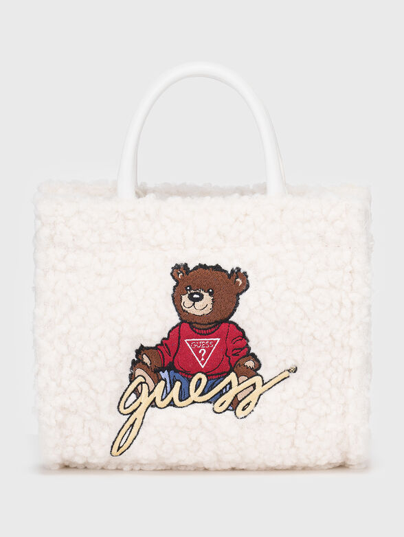 Bag with soft texture and logo embroidery - 1