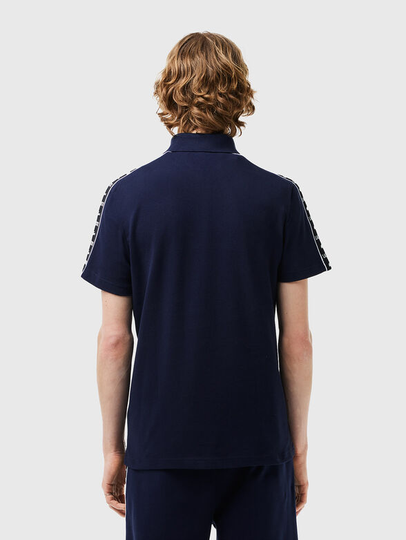 Polo shirt with contrasting stripe  - 3