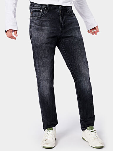 Straight jeans in black color - 5