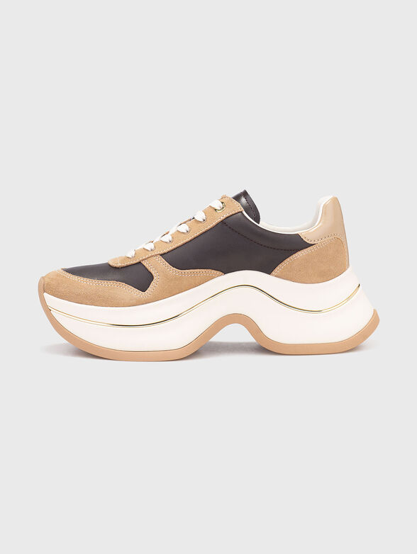 ARLA sports shoes in leather and textile - 4