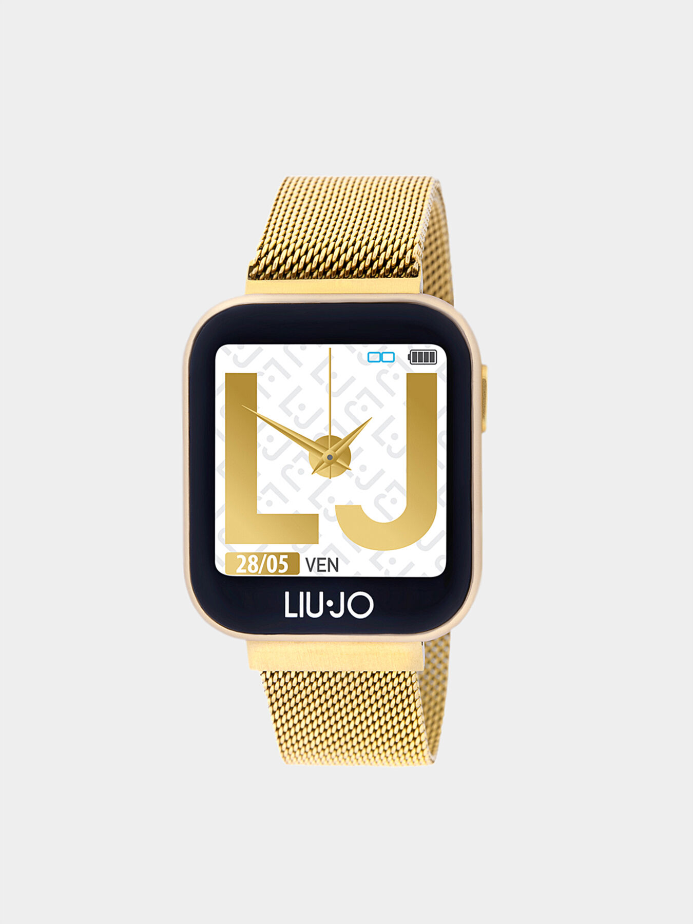 Smart watch in golden color brand LIU JO Globalbrandsstore en