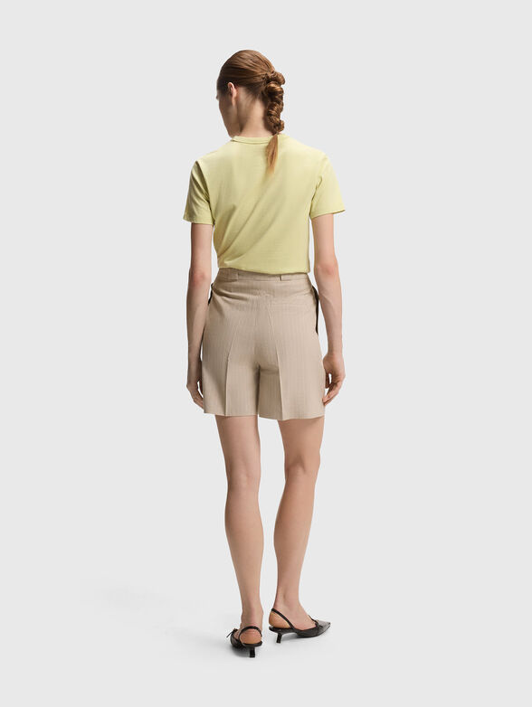 Linen-cotton blend shorts - 2