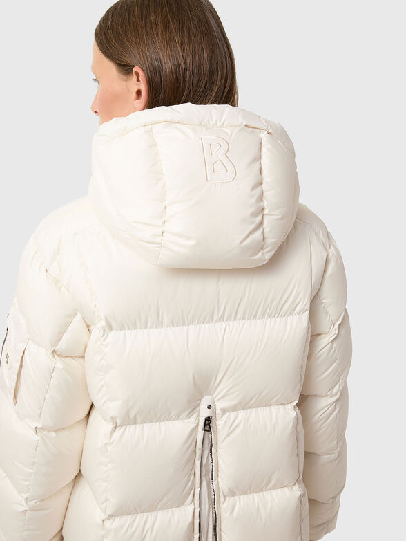 FANJA padded jacket with accent zip - 5