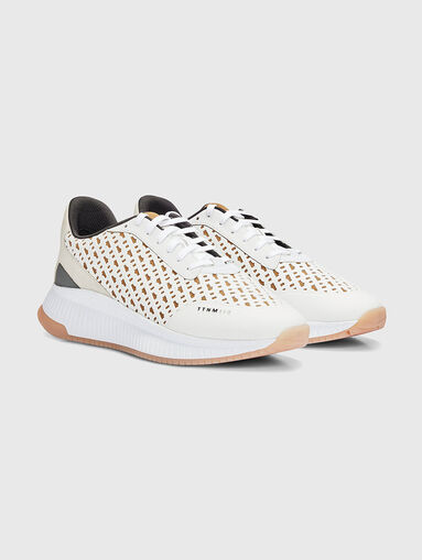 Sports shoes with logo detail - 3