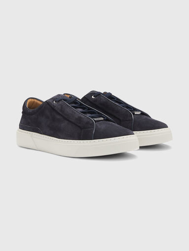 Suede shoes with logo - 3