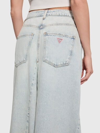 Maxi denim skirt - 4