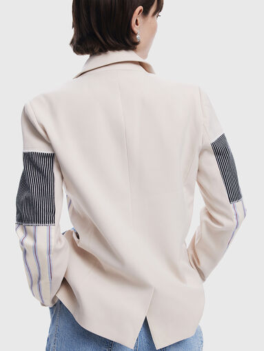 Blazer with patchwork - 4