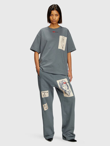 T-BOXT-1P-DD embroidered T-shirt - 5