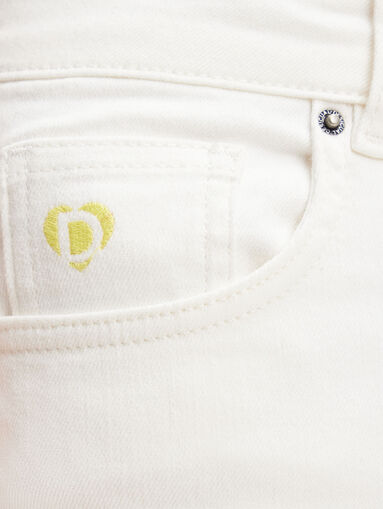 Skinny jeans with logo embroidery - 3
