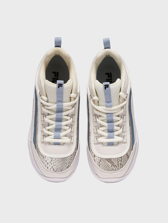 Sneakers STRADA A in black with print - 6