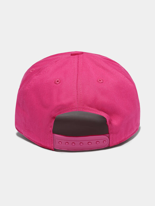 Baseball cap in fuxia color - 2