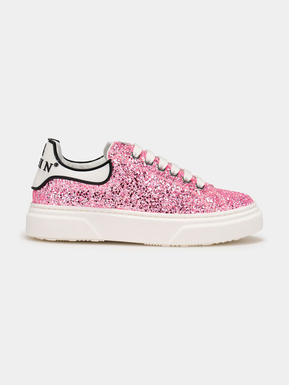 Sneakers with glitter effect - 1
