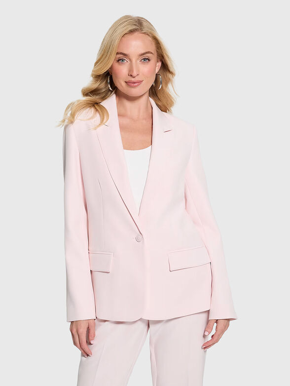 Pink single breasted jacket - 0