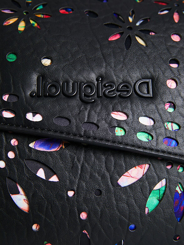 Crossbody bag with floral print - 6
