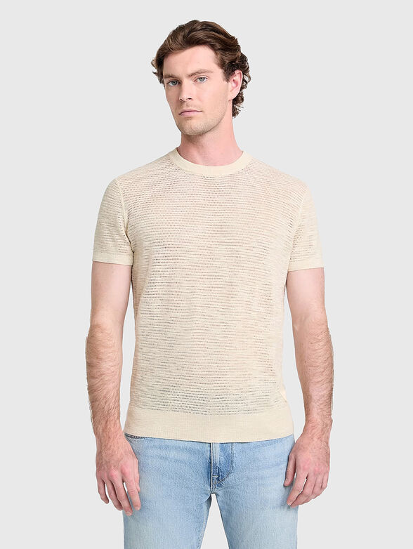 Sweater with short sleeves  - 0