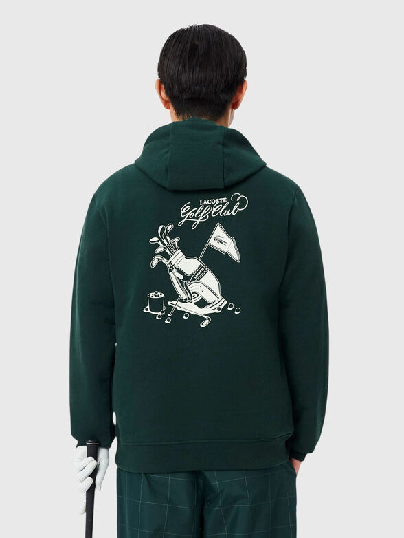Cotton green sweatshirt - 2