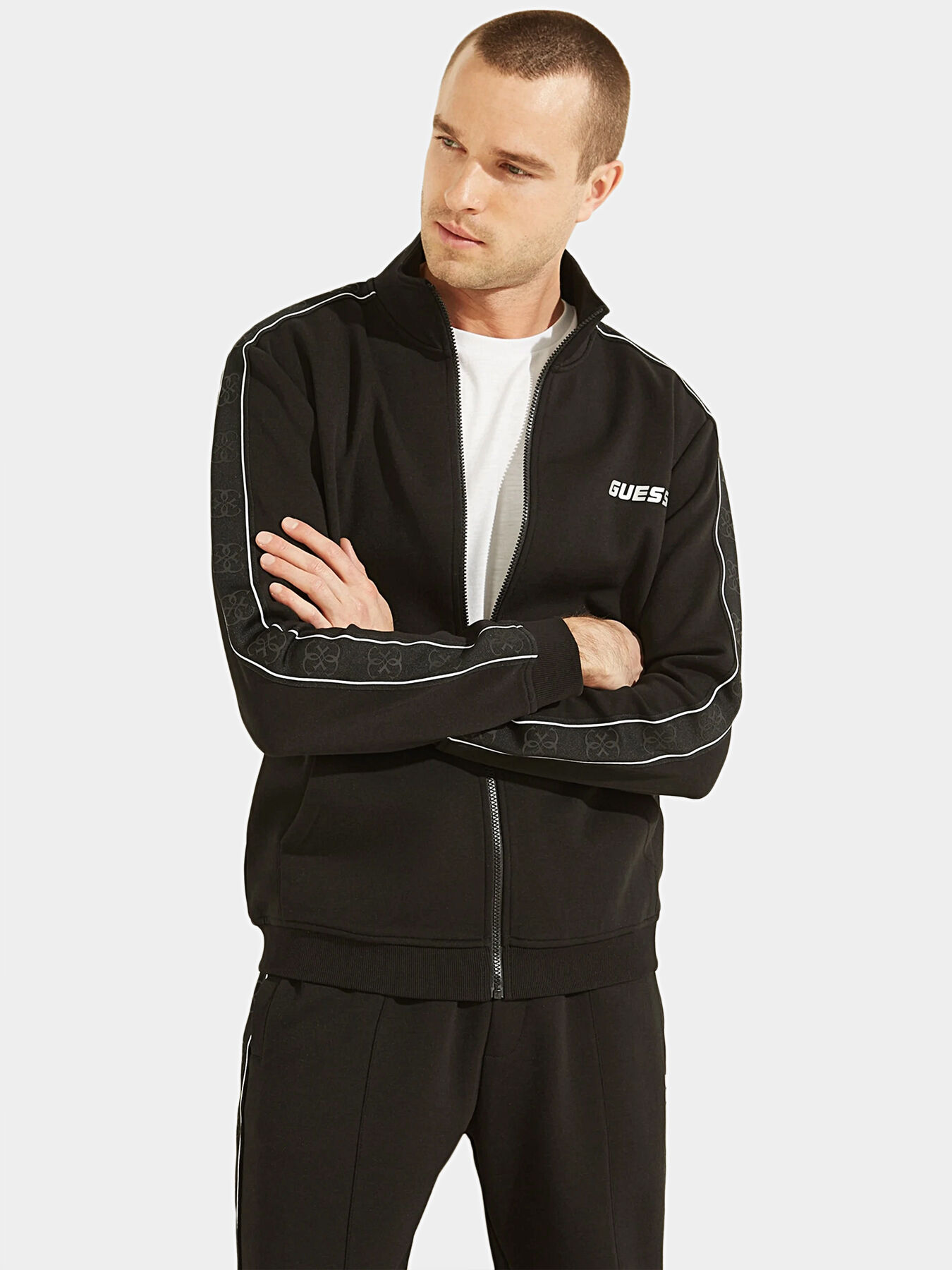 Logo and Ninja Daruma Daicock Print Relax Fit Sweatshirt – EVISU