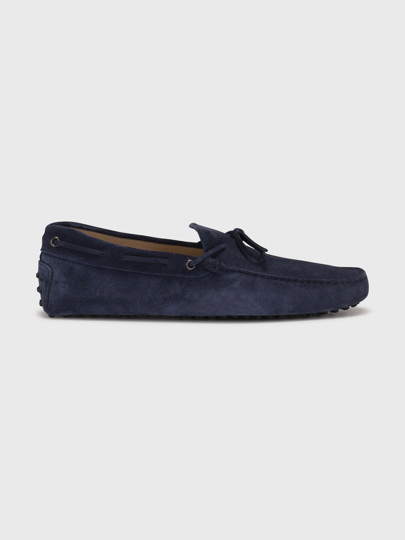 Tods blue suede loafers clearance