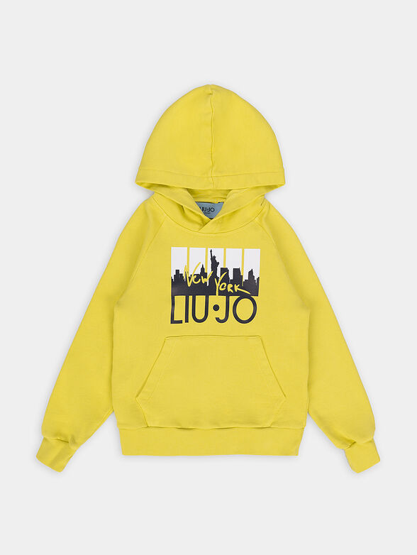 Hooded sweatshirt and logo print - 1