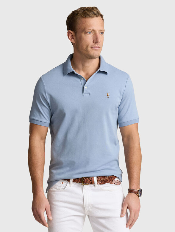 Polo shirt in light blue colour - 1