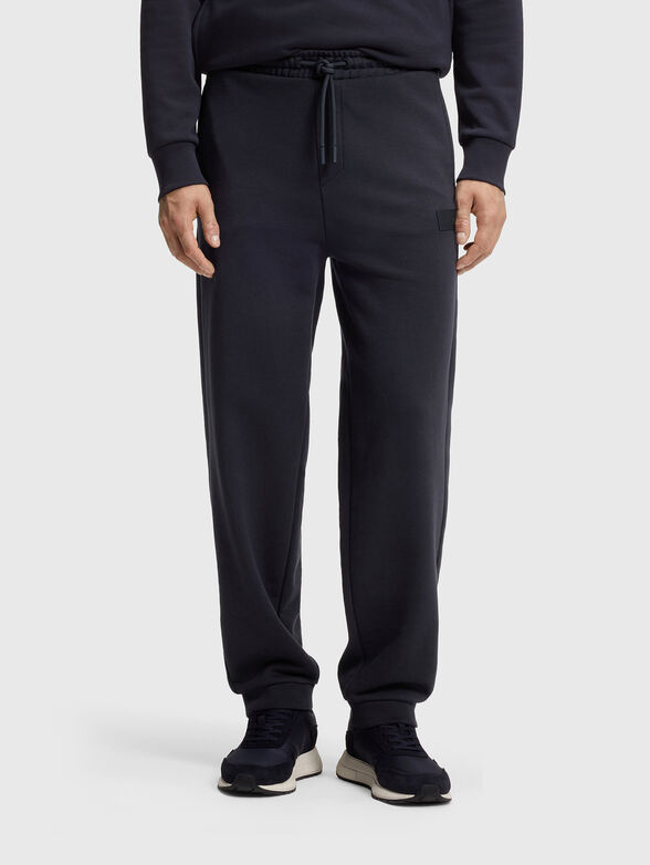 Cotton-blend sweatpants - 1