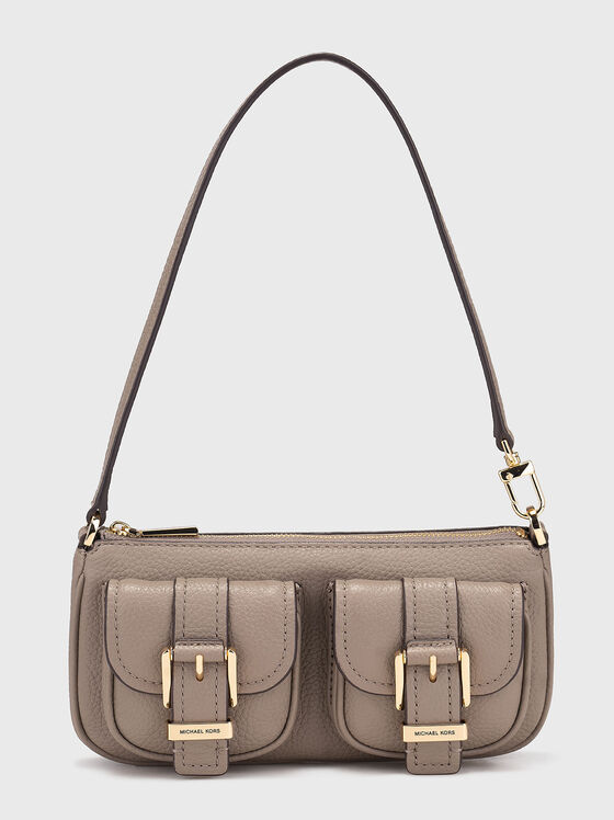 Leather bag with logo detail - 1