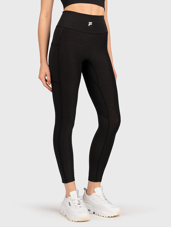 RAFAELA black high waist leggings - 1