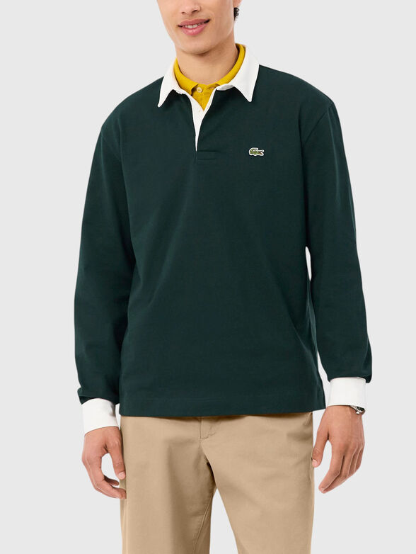 Long-sleeve polo shirt - 1