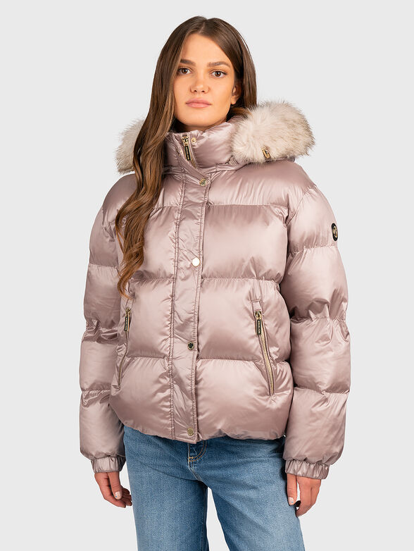 Puffer jacket with quilted effect - 6