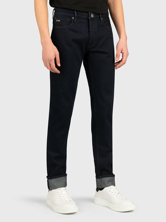 Slim jeans with logo letterings - 1