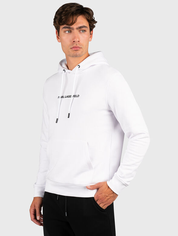 Sweatshirt with hood and print on the back brand Karl Lagerfeld