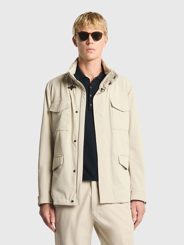 Transitional jacket with accent pockets - 1