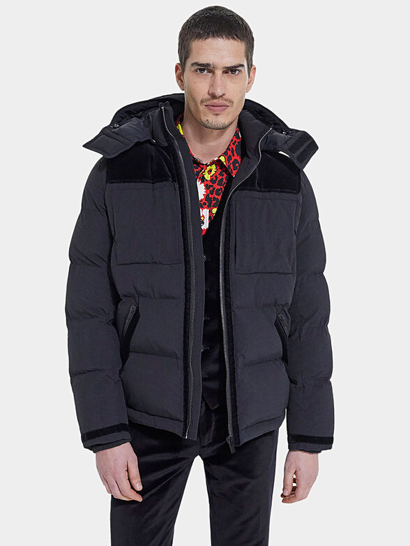 Waterproof padded jacket with hood - 1