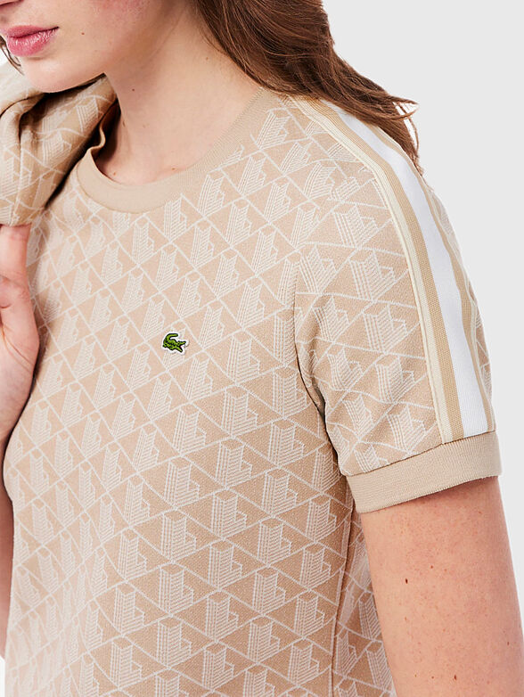 Slim-fit T-shirt with monogram print - 4