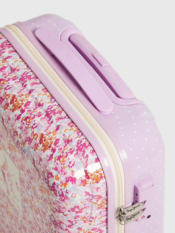 Suitcase with floral print - 6