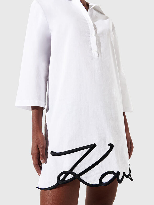 KARL SIGNATURE black beach dress - 3