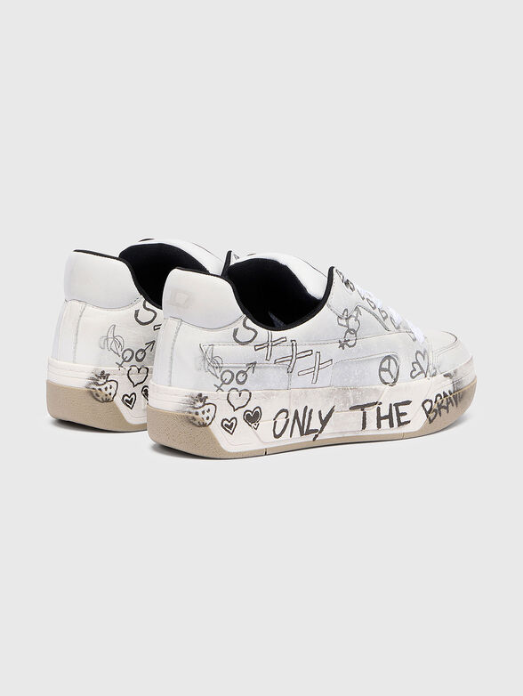 D-OLLIE S-D-OLLIE sports shoes with print - 3