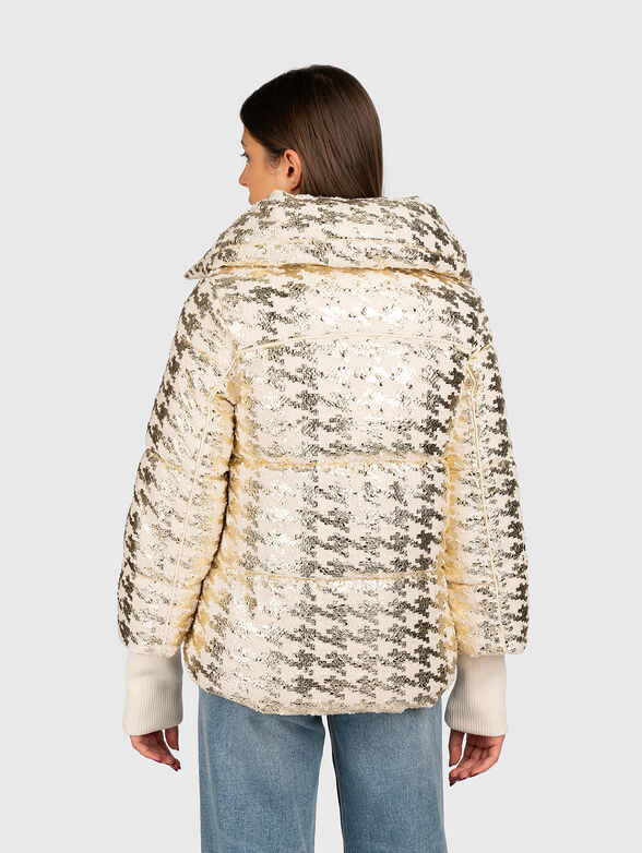 Padded jacket with sequins - 2