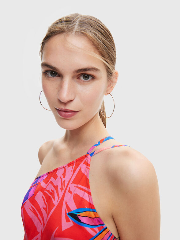 KAWAI midi dress with print - 3